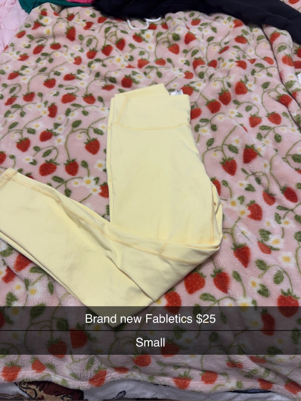Fabletics Pale Yellow High-Waist Leggings